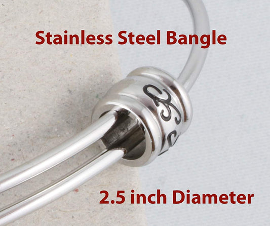 Slice of Pie Bracelet | Pie Charm Bangle-1