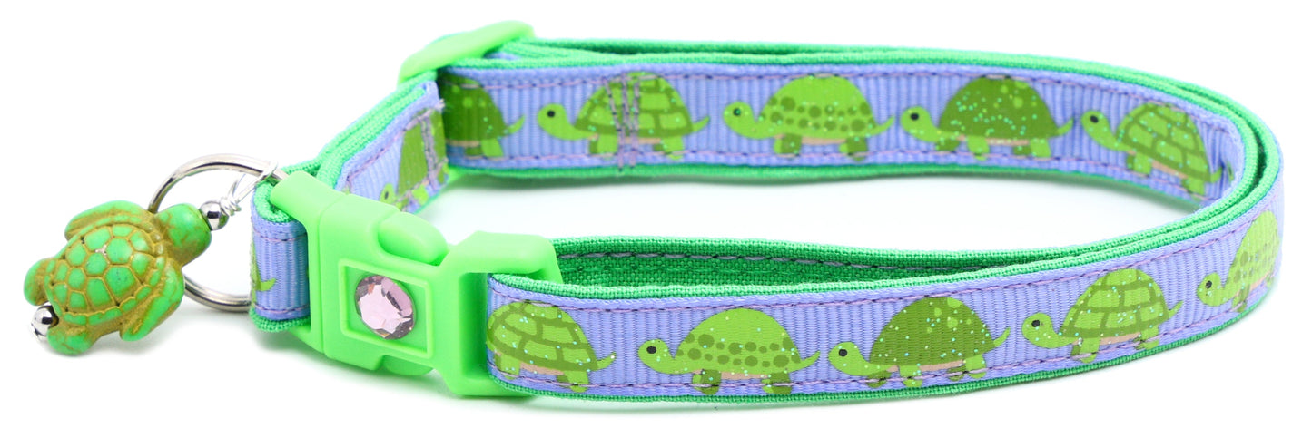 Turtle Breakaway Cat Collar-9