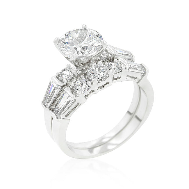 Engagement Set with Large Center Stone-2