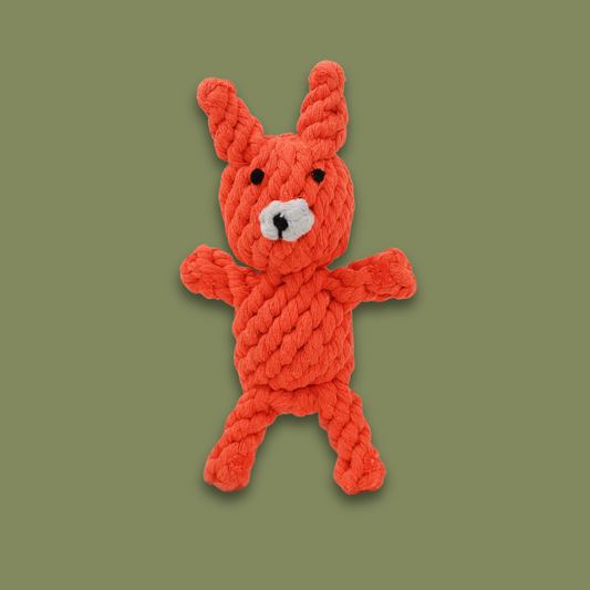 Handmade Eco-Fox Chew Rope Toys-1