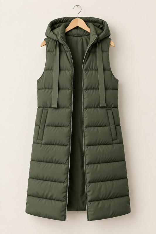 The Callie Longline Puffer Vest