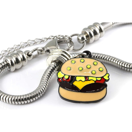 Hamburger Bracelet Jewelry - Food Jewelry and Food Charm-1