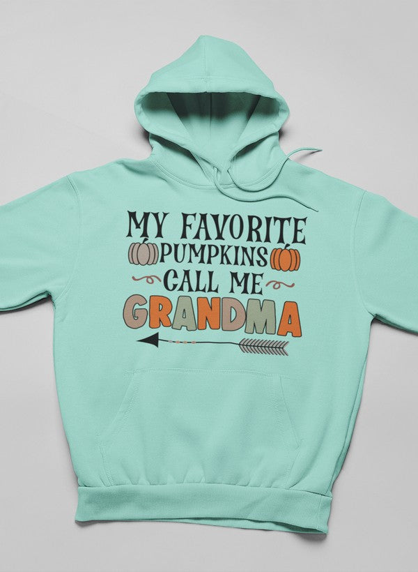 My Favorite Pumpkins Call Me Grandma Hoodie-4