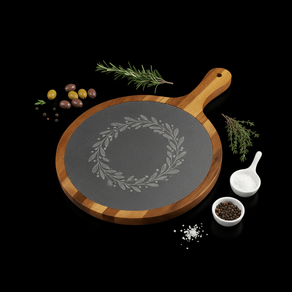 Personalized Acacia Wood Serving Board-4