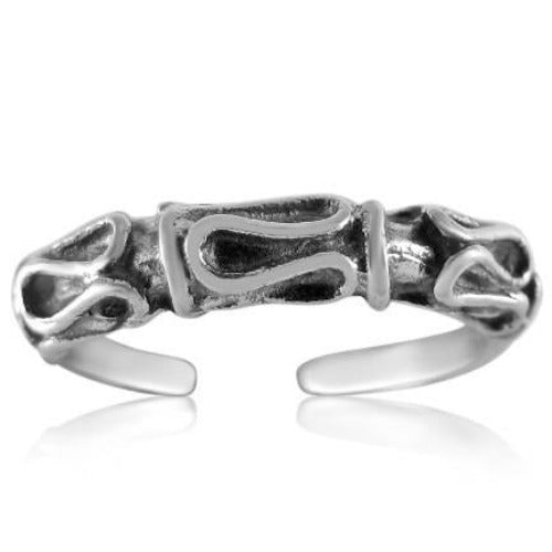 Bali Sterling Silver Toe Ring-0