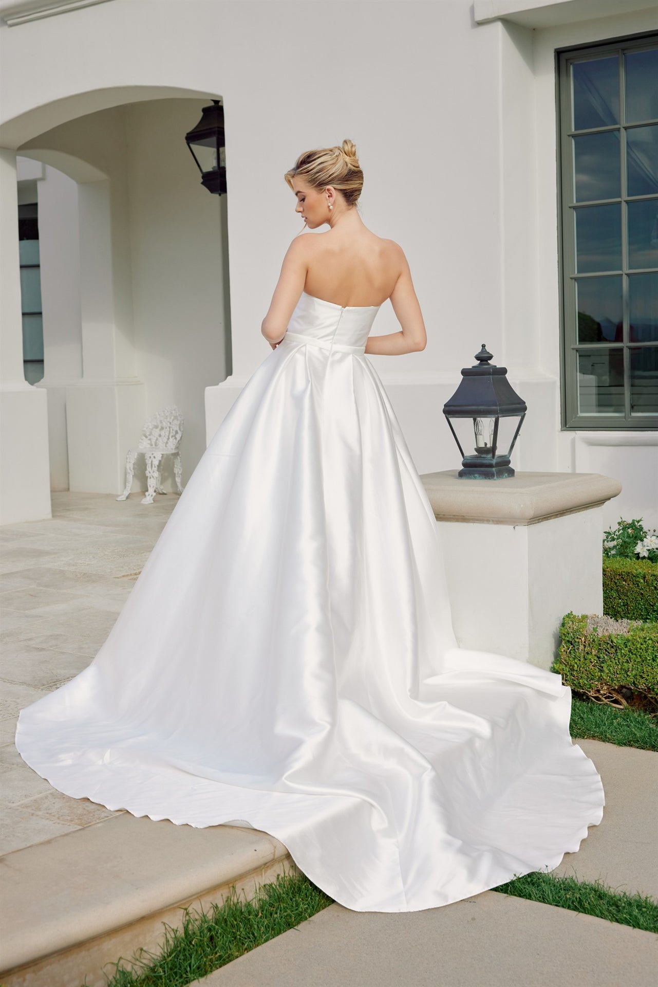 Regal Opulent Sweetheart A-Line Breathtaking Wedding Gown for Bridal Reception NXJE1075-4