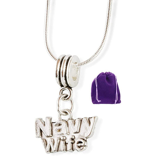 Navy Wife Necklace Pendant Jewelry-0