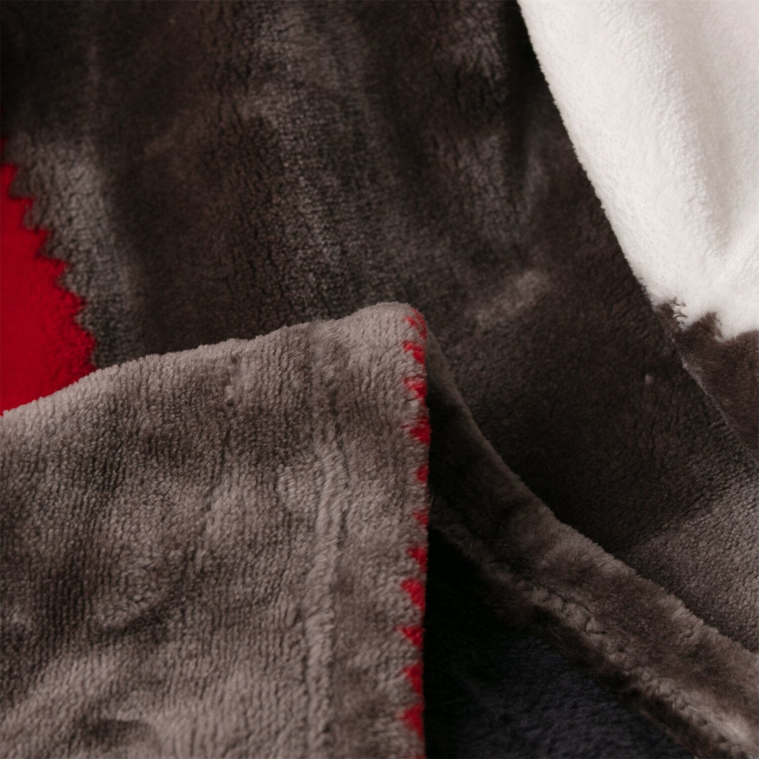 Tache Brown Red Sunset Maple Farmhouse Plaid Patchwork Throw Blanket (4025)-4