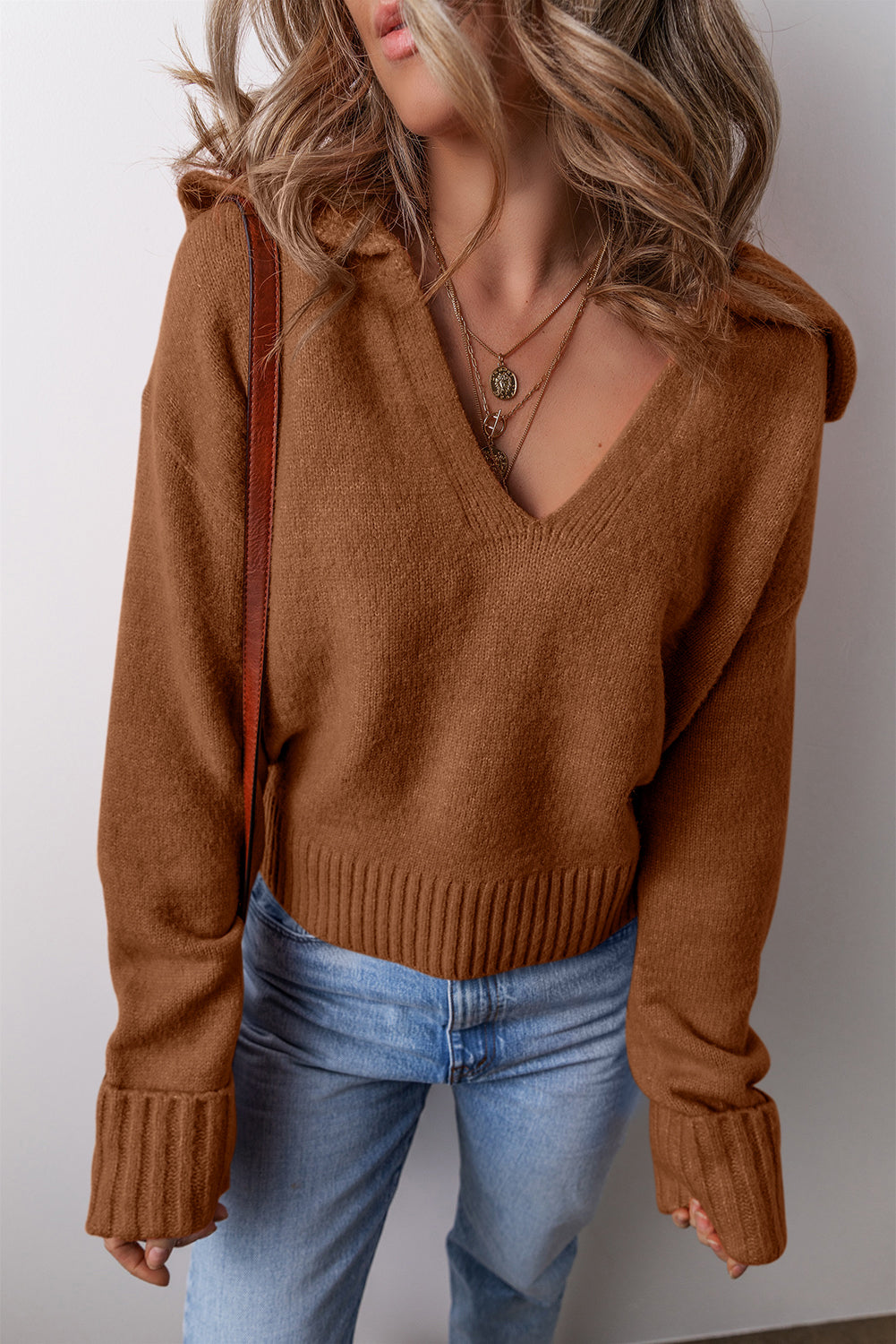 Avery Edge Sexy Elegant Sweater-1