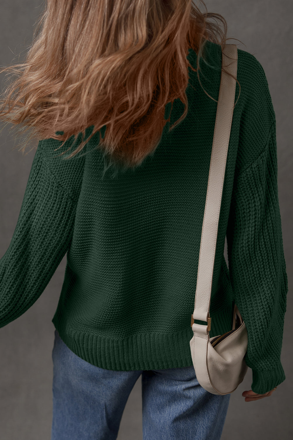 Theodora Drop Shoulder Loose Sweater-1