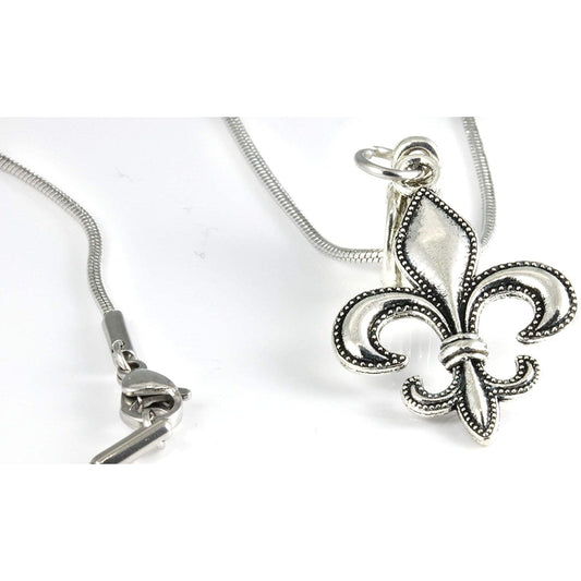 Fleur de Lis Necklace - Mardi Gras Necklace-1