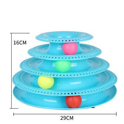 Interactive Cat Ball Tower Tracks Toy - Fun And Engaging Playtime For Your Feline Friend-6