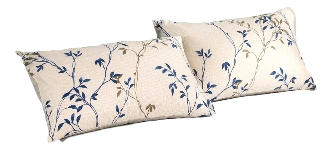 Tache Poplin Cotton Elegant Leaf Vine Cream Beige Pillowcase (JHW-842)-0