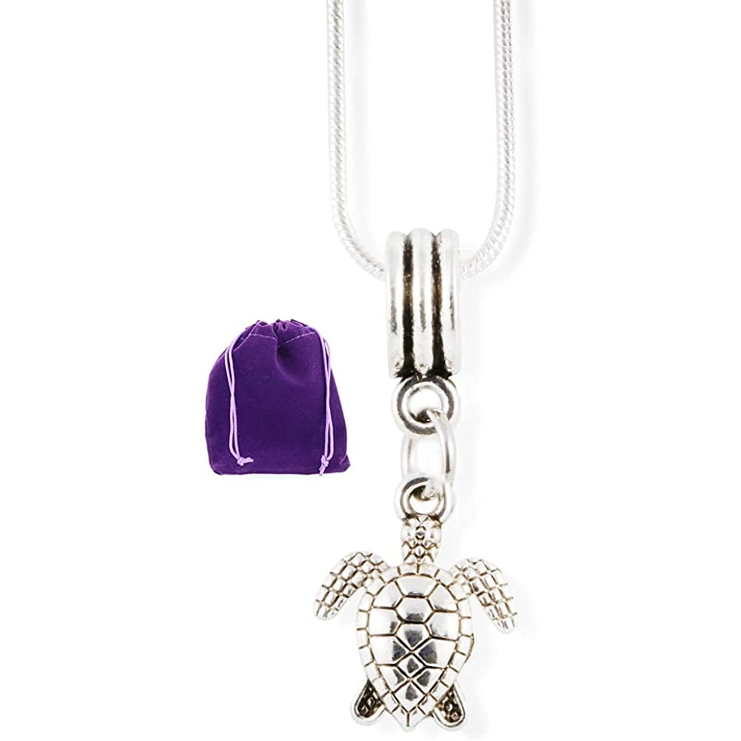 Turtle Snake Chain Necklace-0