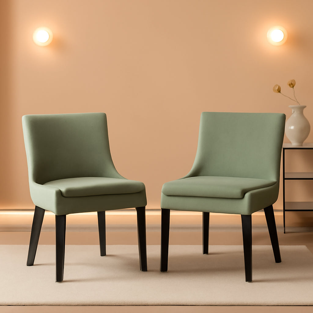 Modern Upholstered Dining Chair Set 6 Chairs Dining Room-0