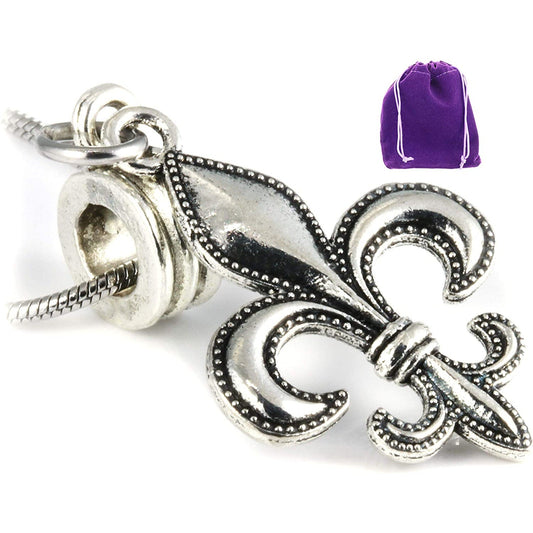 Fleur de Lis Necklace - Mardi Gras Necklace-0