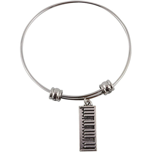 Keyboard Piano Musical Instrument Bangle Bracelet Jewelry-0