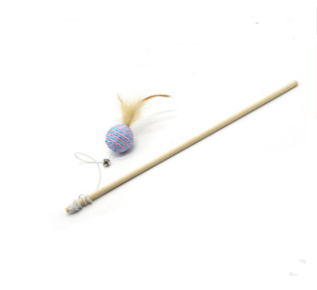Whisker Whirligig: Handcrafted Solid Wood Cat Toy-12