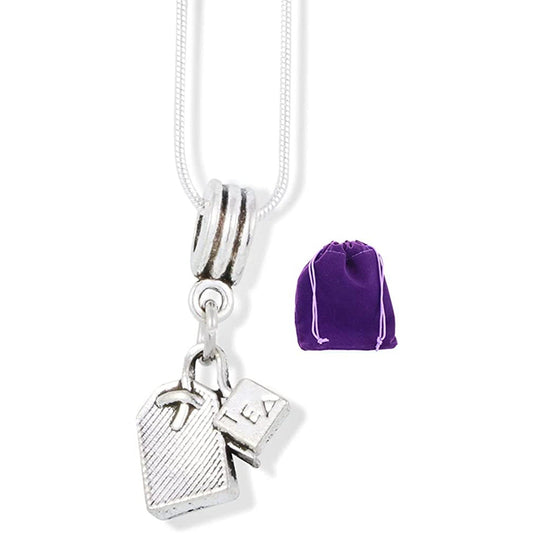 Tea Bag Tea Lovers Drinkers Charm Snake Chain Necklace-0
