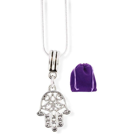 Hamsa Necklace - Ward Off Evil and to Bring Good Luck-0