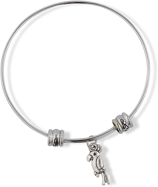 Cockatiel Parrot Bird Fancy Charm Bangle-0