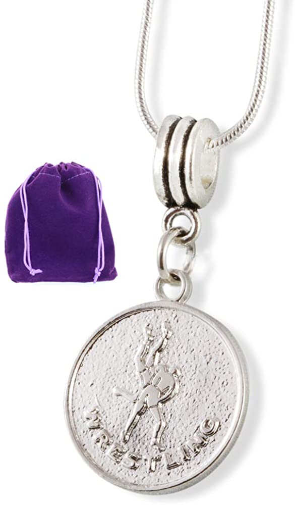 Wrestling Necklace | Snake Chain Pendant-0