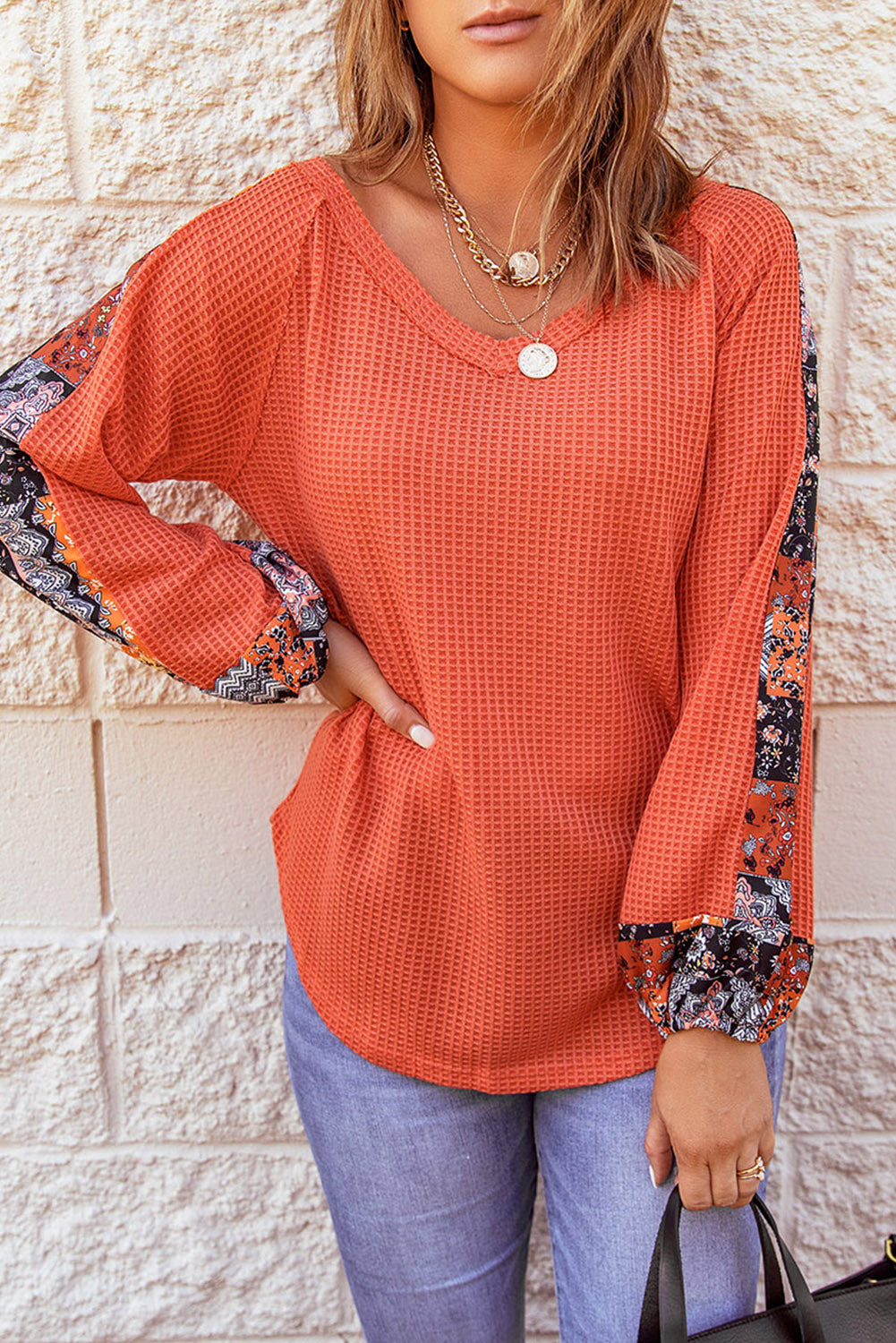 Karina Eyelet thermal Knit Top-2