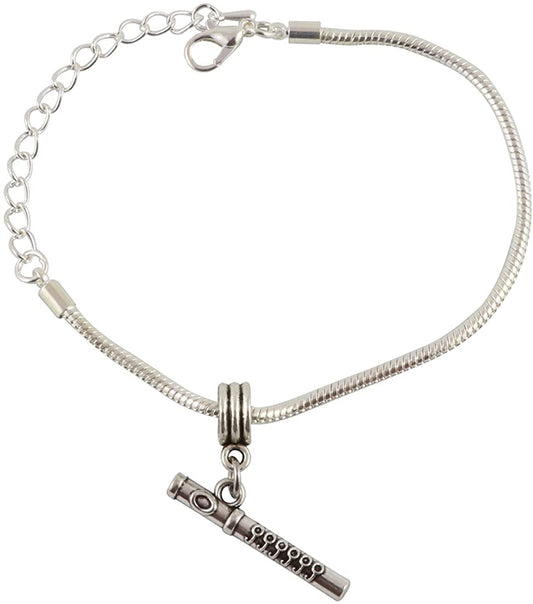 Flute Bracelet | Gift for Men Women Musician Teacher Student Orchestra-0