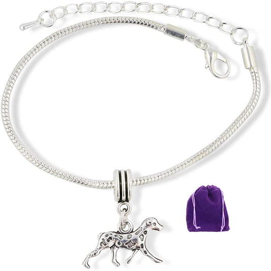 Dalmatian Bracelet Gift Gifts For A Proud Dog Owner Mom Dad Boys Girls Teens Jewelry Jewlry Charm Mom Accessories Stuff Gift for Men Women Decor Dalmation-0