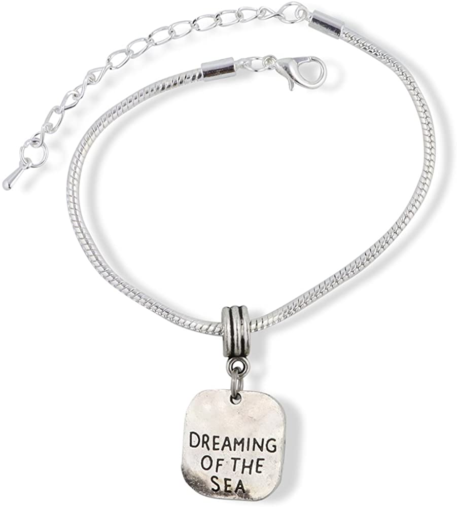 Dreaming of the Sea Snake Chain Charm Bracelet-0