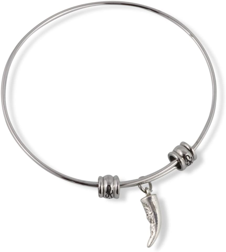 Emerald Park Jewelry Tusk with Native Carving Fancy Bangle-0