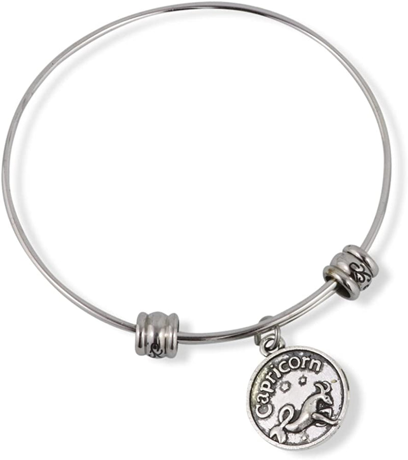 Capricorn Horoscope Astrology Fancy Bangle-0
