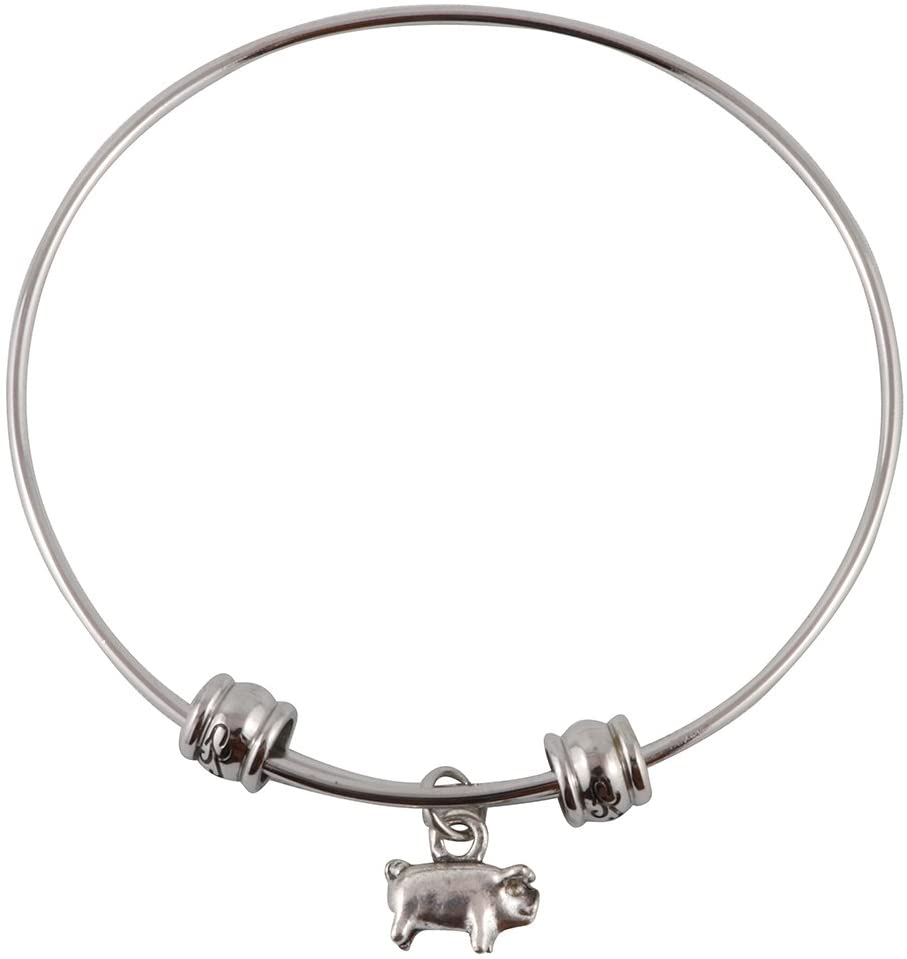 Emerald Park Jewelry Pig Fancy Bangle-0