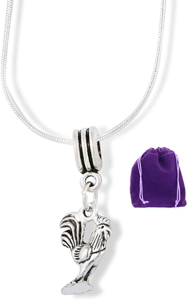 Rooster Jewelry | Chicken Rooster for Rooster Jewerly Lovers or Farm Animal Jewelry for Farmers or Anyone that Enjoys Animals-0