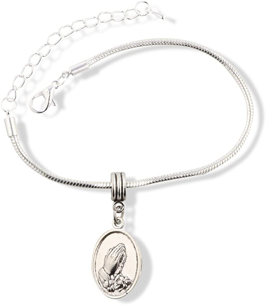 Saint Martha Bracelet | Snake Chain Charm Bracelet-1
