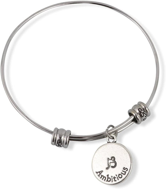 Capricorn Horoscope Astrology Fancy Bangle-1