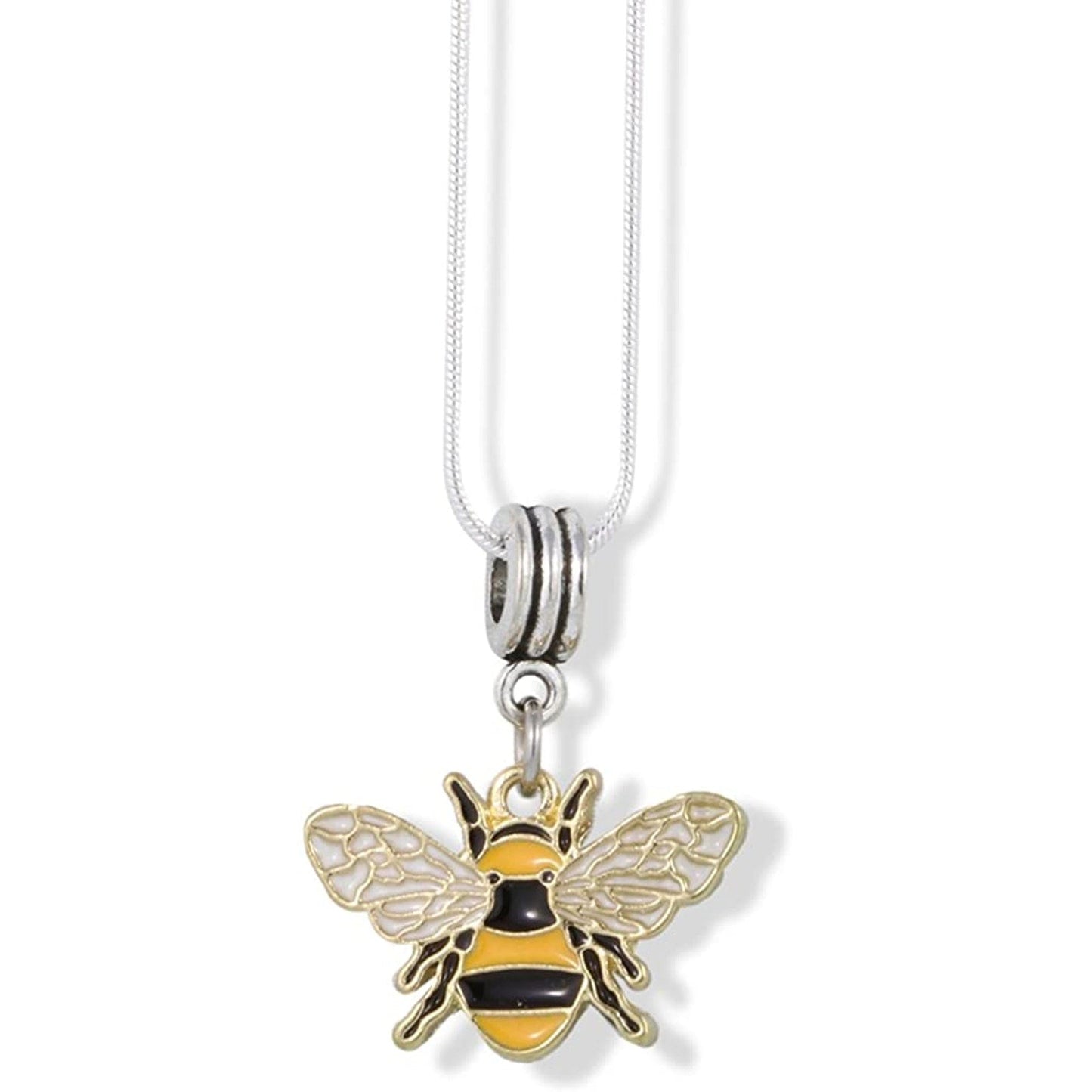 Bee Necklace Gifts Bumblebee HoneyBee Charm-0