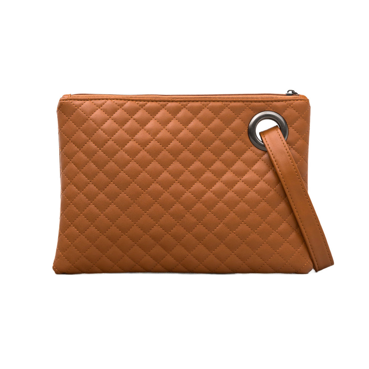 Quilted Wristlet Clutch-7