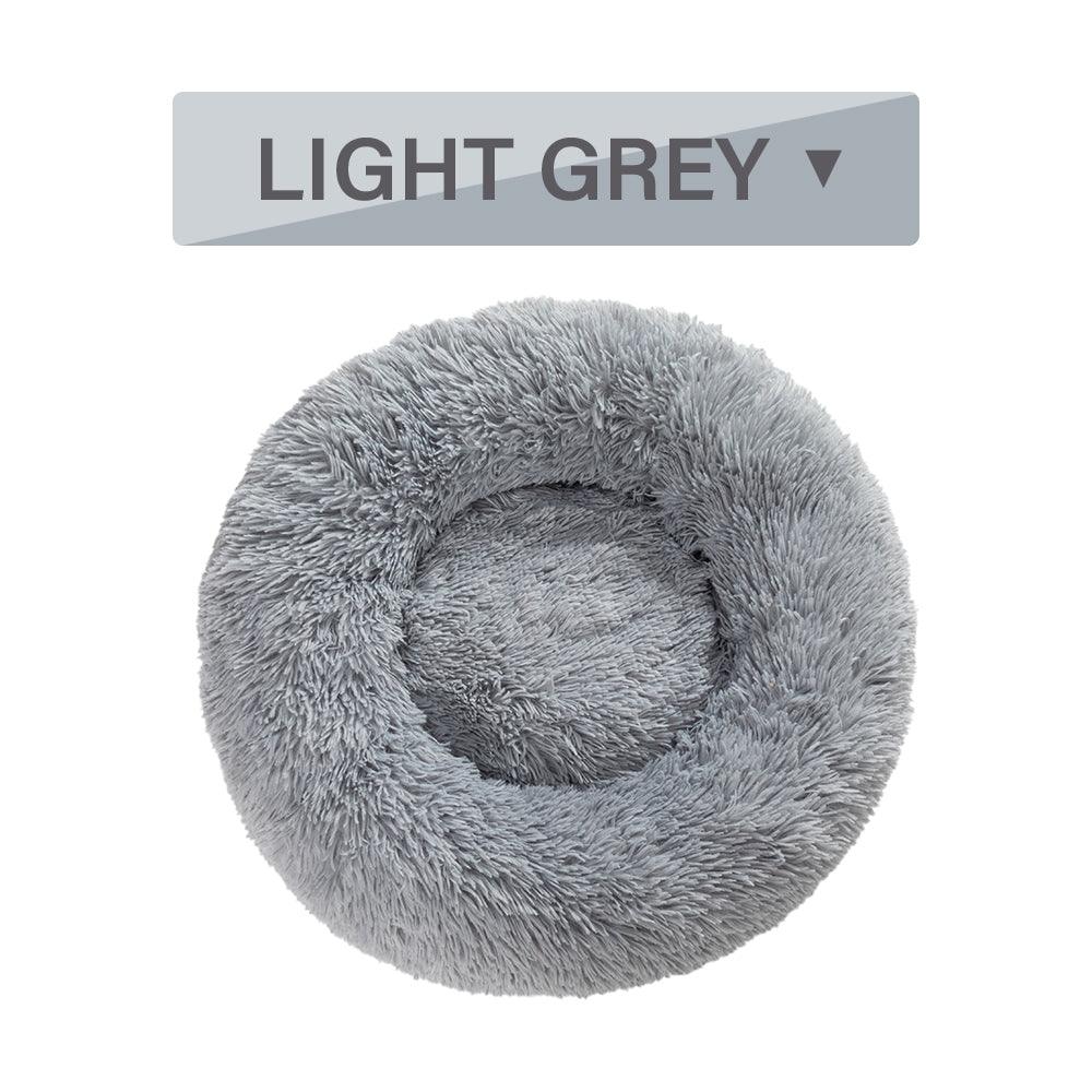 The Snugglepaws Plush Donut Pet Bed: Luxuriously Cozy Haven For Dogs And Cats-11