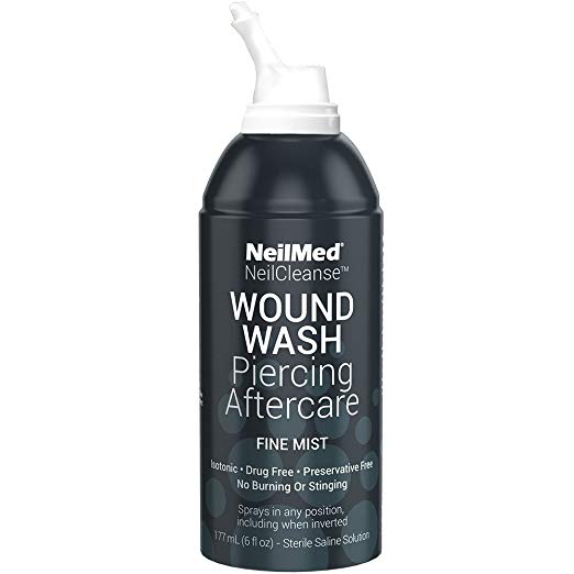 NeilMed Piercing Aftercare - Fine Mist - 2.53oz (75mL)-0