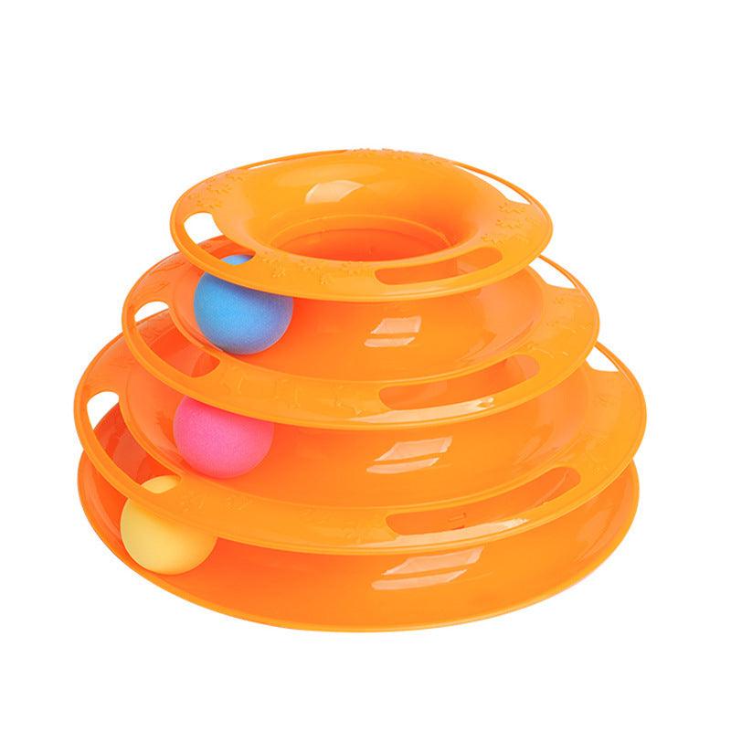 Interactive Cat Ball Tower Tracks Toy - Fun And Engaging Playtime For Your Feline Friend-5