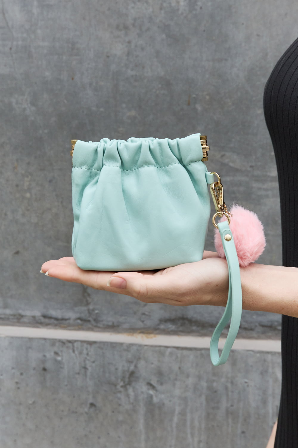 Nicole Lee USA Faux Leather Pouch-3