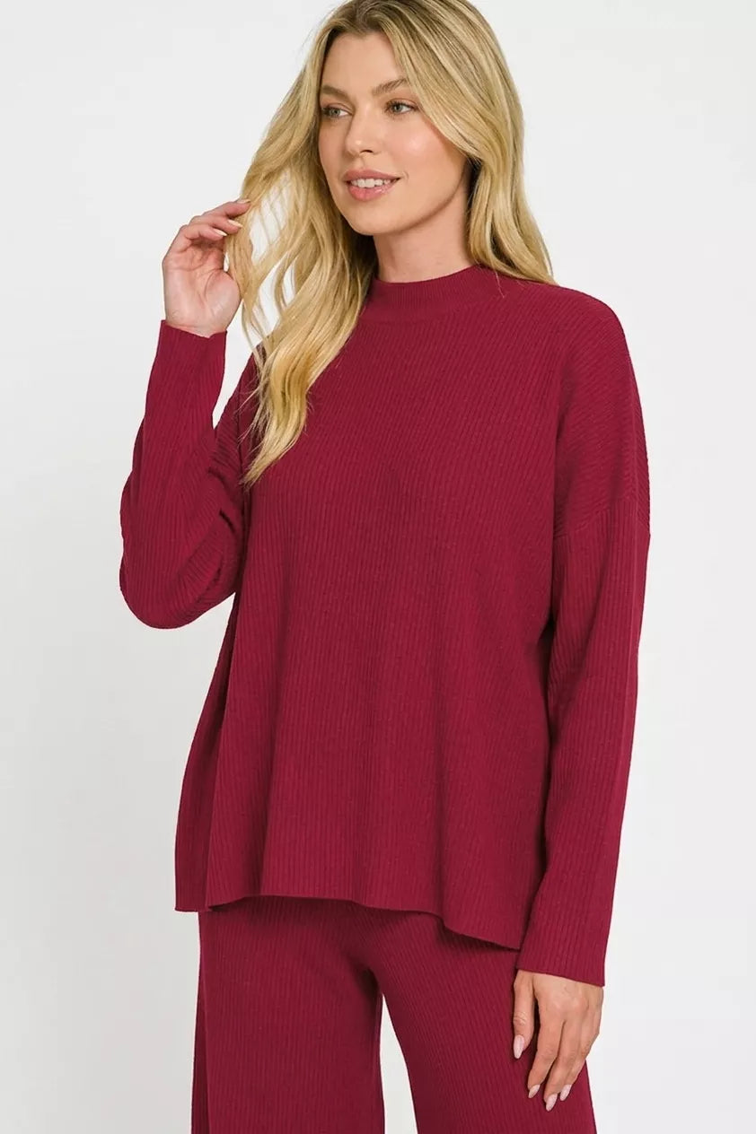 Viscose Sweater Top & Pants Set