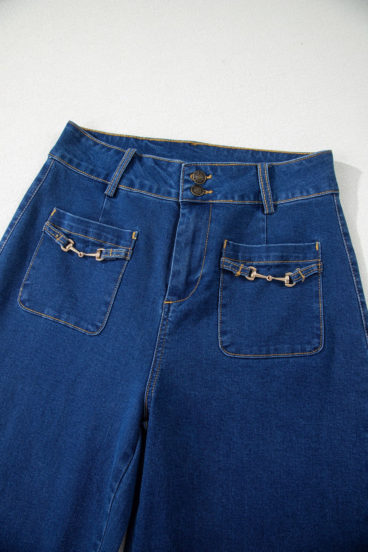 Noelle Patched Wide Leg Pants-4