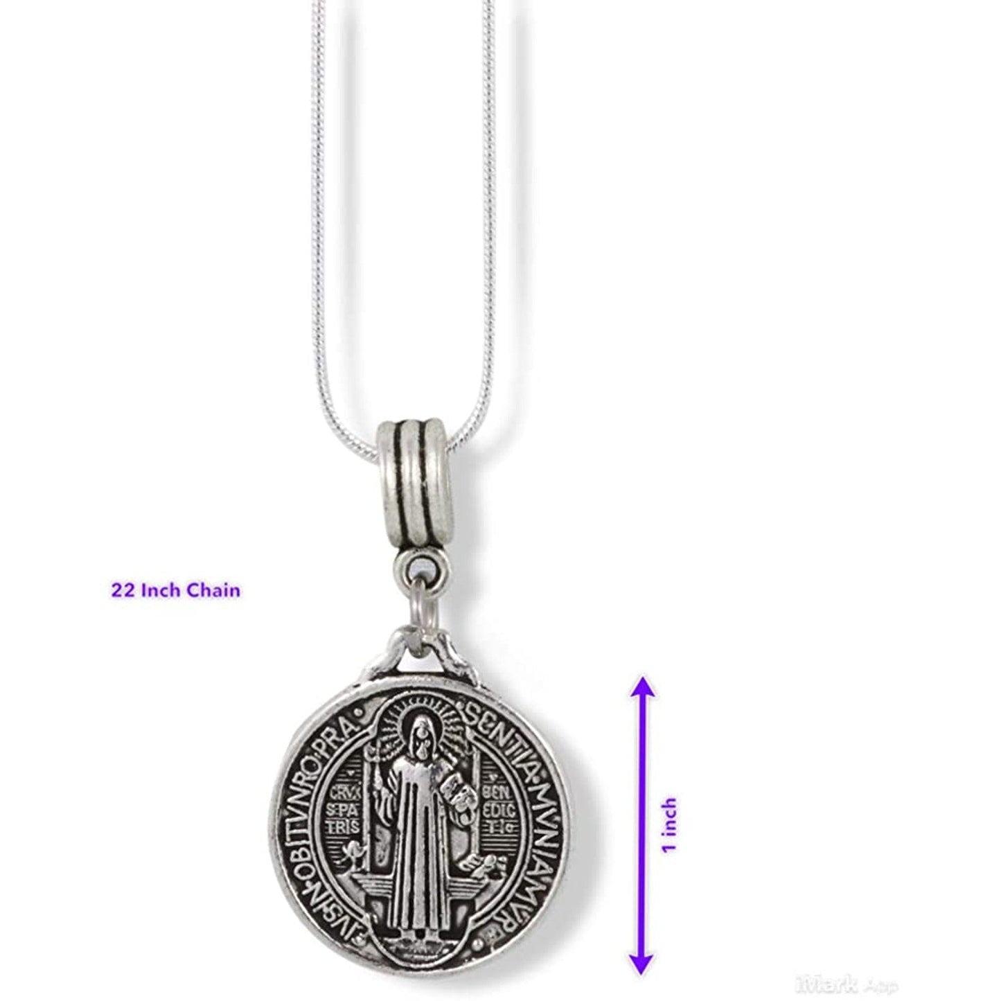 St Benedict Necklace - St Benedict Medals Pendant-2