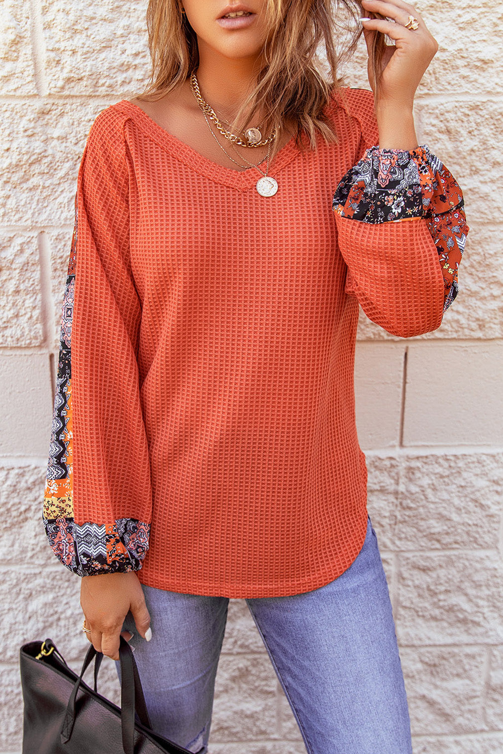 Karina Eyelet thermal Knit Top-3