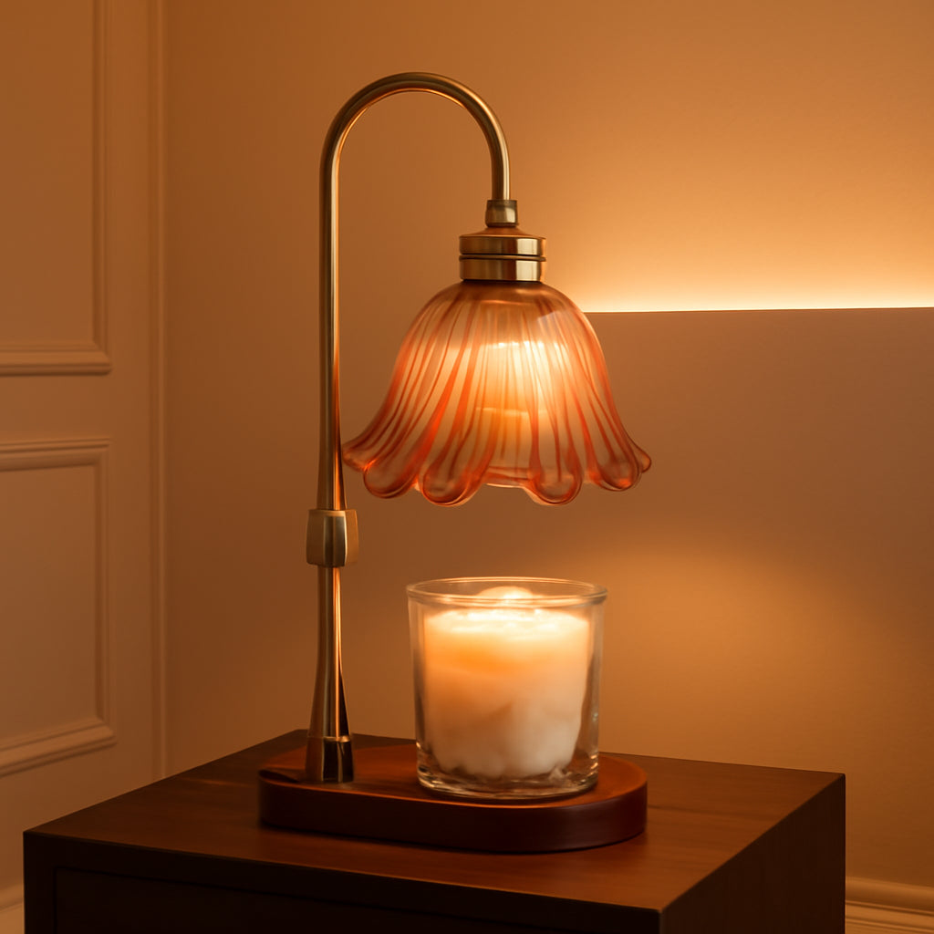 Dimmable Timer Adjustable Height Candle Warmer Lamp For Home-0