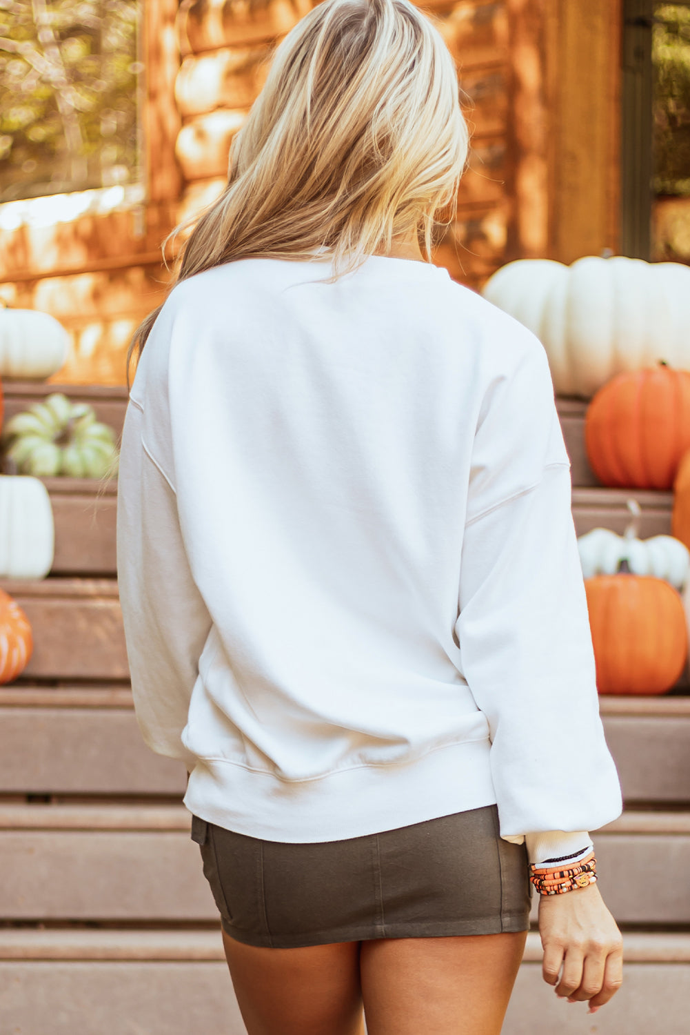 Blair Halloween Pumpkin Patched Pullover Sweatshirt-1