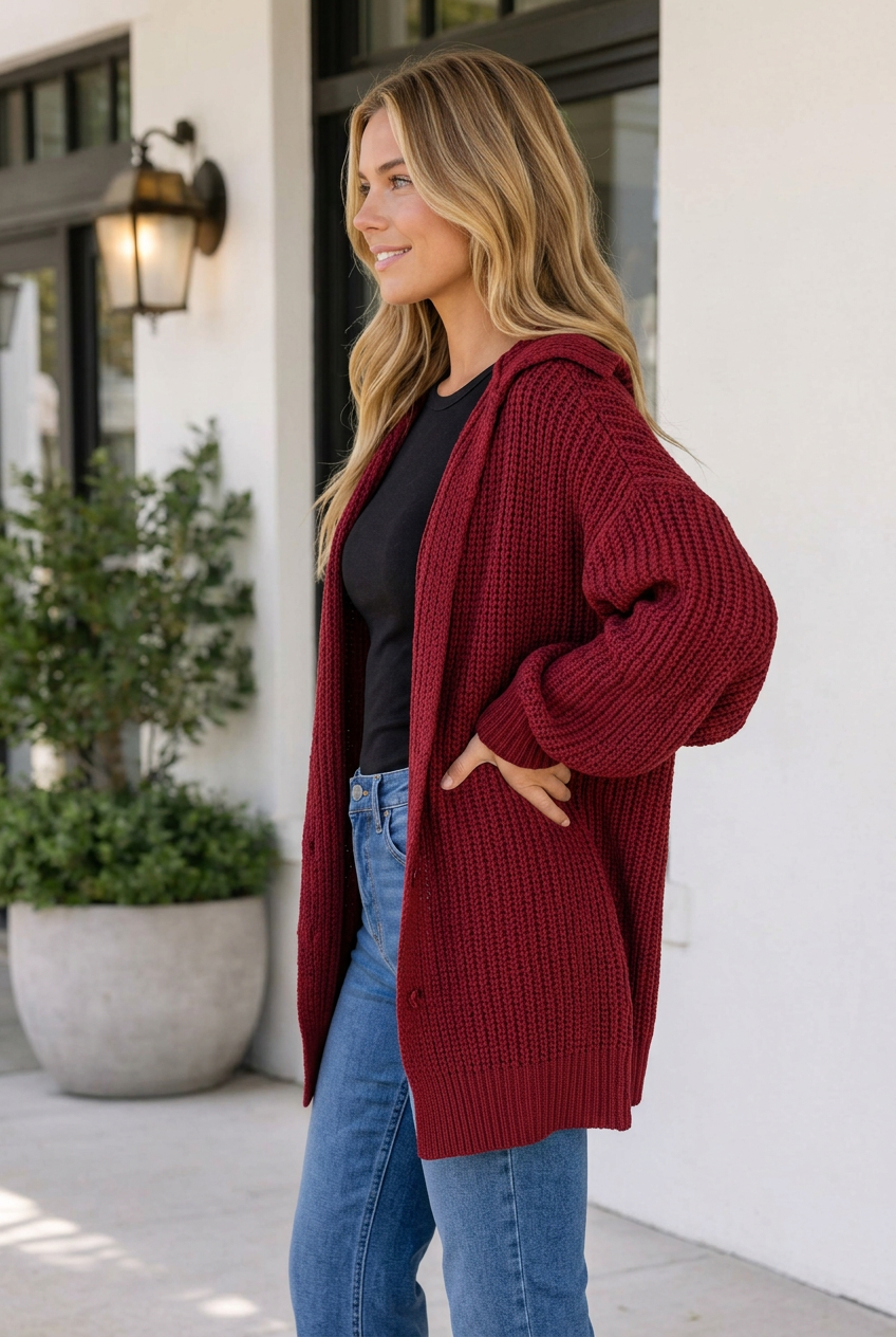 Haidyn Knit Oversized Front Sweater-1