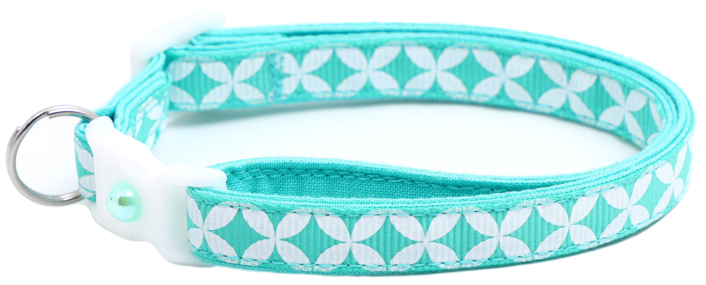 Aquamarine Modern Design Cat Collar-2